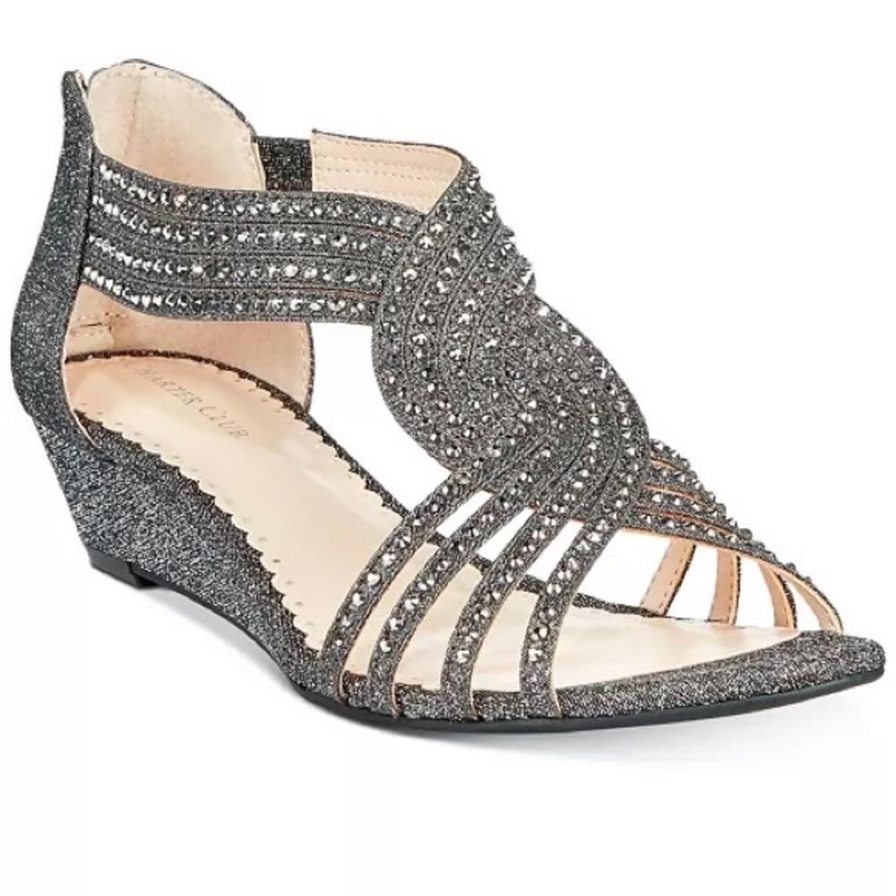 Charter Club Ginifur Wedge Sandals